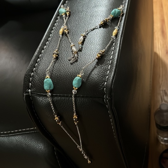 Brighton gold silver pearls grey gold necklace - Picture 9 of 11